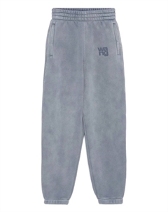 Спортивные брюки с вышитым логотипом, синий Alexander wang