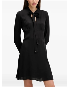 Платье мини с завязками, черный Hugo