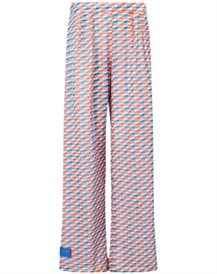 Брюки Laren с геометричным принтом, синий Jimmy choo