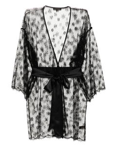 Кружевной халат, черный Kiki de montparnasse