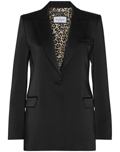 Атласный блейзер с кристаллами, черный Philipp plein