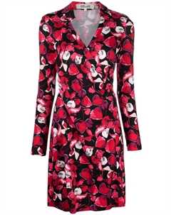 Платье Jeanne с цветочным принтом, черный Dvf diane von furstenberg