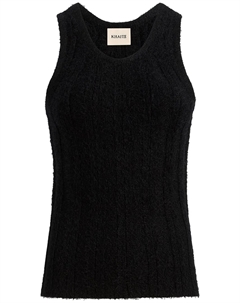 Топ Lena без рукавов, черный Khaite
