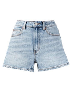 Джинсовые шорты с завышенной талией, синий Alexander wang
