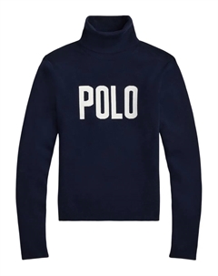 Водолазка с логотипом поло, синий Polo ralph lauren