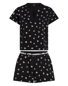 Пижама Ikonik, черный Karl lagerfeld