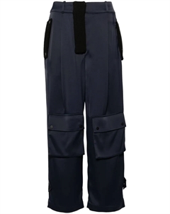 Брюки карго Umea со складками, синий The mannei