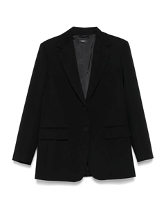 Однобортный пиджак, черный Weekend max mara