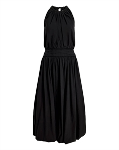 Платье с вырезом халтер и сборками, черный Proenza schouler white label
