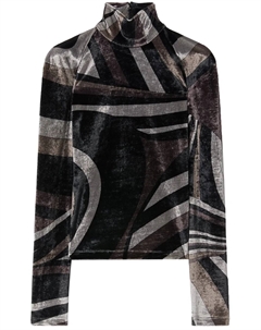 Топ с принтом Iride, черный Pucci