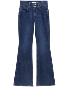 Расклешенные джинсы с завышенной талией, синий Frame
