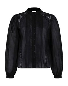 Рубашка с кружевной вставкой MARANT ÉTOILE, черный Marant etoile