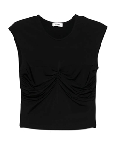 Топ с перекрученной деталью, черный Sandro