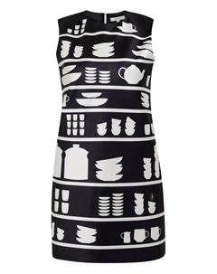 Платье мини с принтом, черный Jw anderson