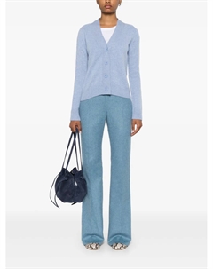 Шерстяные брюки bootcut Fresh, синий Ermanno scervino