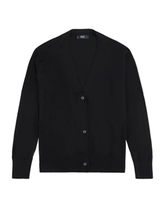 Кардиган с V-образным вырезом, черный Fay