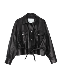 Куртка-рубашка с поясом, черный 3.1 phillip lim