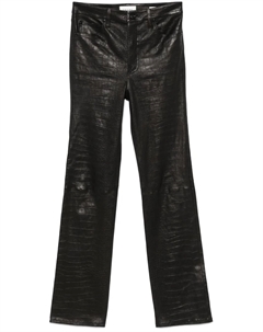 Брюки The Leather Ruler, черный Frame