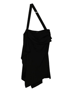 Юбка-пачка с драпировкой, черный Yohji yamamoto