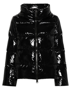 Глянцевый пуховик, черный Herno