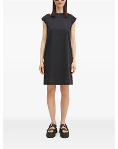 Платье-футляр с рукавами-крылышками и круглым вырезом, черный Y-3