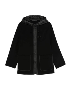 Пальто с капюшоном и застежкой тогл, черный Fay