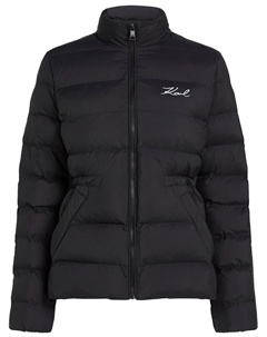 Пуховик K/Signature, черный Karl lagerfeld