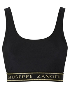 Топ с логотипом, черный Giuseppe zanotti