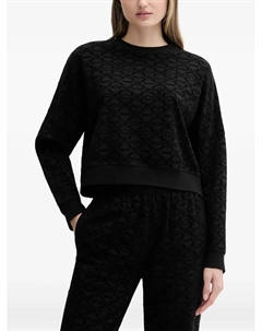 Топ Lokky с тисненым узором, черный Hugo