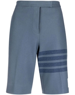 Шорты-бермуды с полосками 4-Bar, синий Thom browne