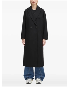 Двубортное шерстяное пальто, черный A.p.c.