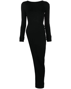 Асимметричный кашемировый джемпер Biker Level, черный Rick owens