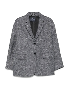 Пиджак на двух пуговицах, черный Ermanno scervino