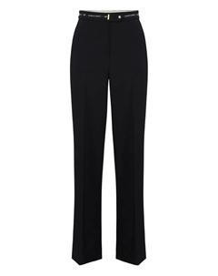 Прямые брюки, черный Elisabetta franchi