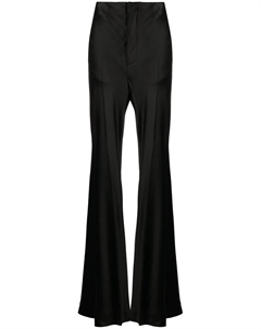 Атласные брюки со складками, черный Maison margiela
