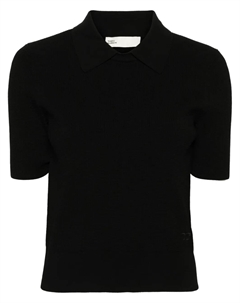 Трикотажная рубашка поло, черный Tory burch