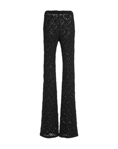 Расклешенные брюки с кружевом, черный Chloe