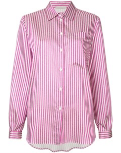 Marco de vincenzo рубашка в полоску на пуговицах 46 розовый Marco de vincenzo