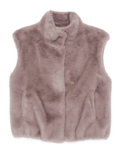 Жилет из искусственного меха, фиолетовый Herno