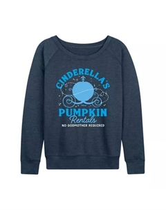 Зимняя кофта с длинным рукавом Cinderella women's pumpkin rentals из мягкого френч терри, индиго Disney