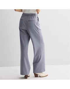 Брюки юниорские со складками и завязкой спереди, цвет tan white So