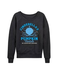 Зимняя кофта с длинным рукавом Cinderella women's pumpkin rentals из мягкого френч терри, серый Disney