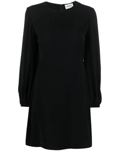Короткое платье А-силуэта с длинными рукавами, черный Parosh