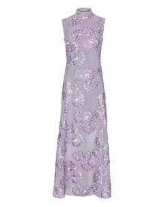 Платье макси с цветочным принтом, фиолетовый Rotate birger christensen