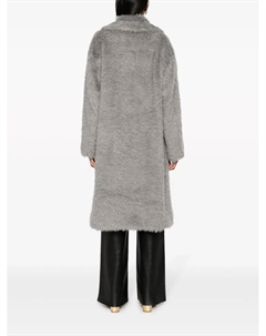 Длинная шуба из искусственного меха, серый Stand studio