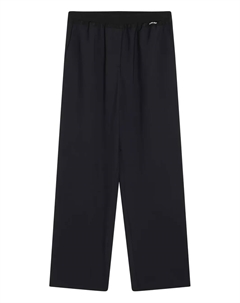 Брюки с нашивкой-логотипом, синий Miu miu