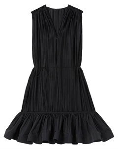 Платье миди Maleys с оборками из коллаборации с Lutz Huelle, черный Az factory