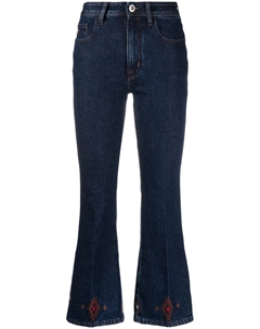 Укороченные джинсы Victoria с вышивкой, синий Jacob cohen