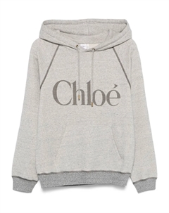 Худи с логотипом, серый Chloe