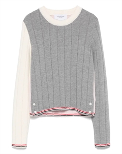 Джемпер из вирджинской шерсти, серый Thom browne